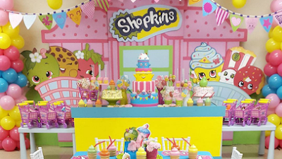 Ideas para los Centros de Mesa imprimibles de Shopkins 