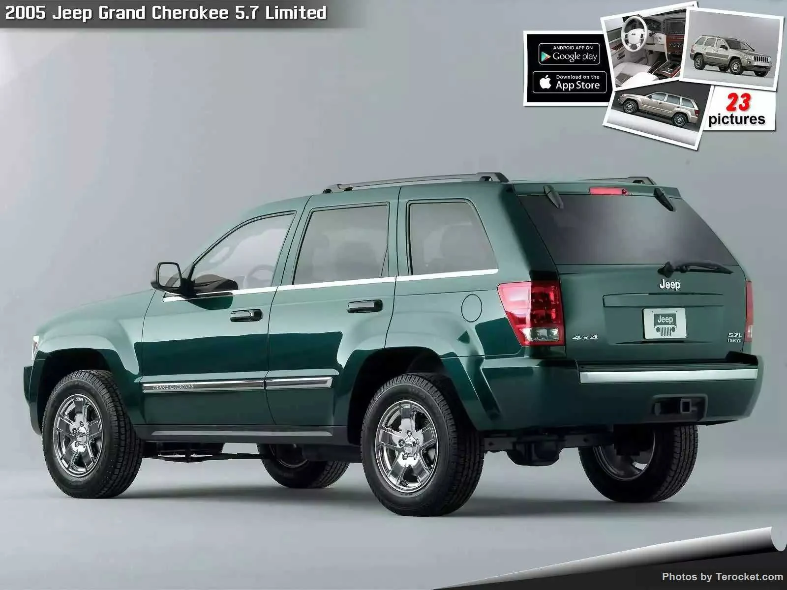 Hình ảnh xe ô tô Jeep Grand Cherokee 5.7 Limited 2005 & nội ngoại thất