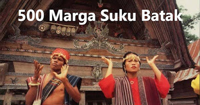 Jumlah Marga Orang Suku Batak