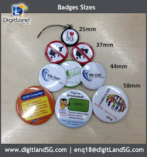 Singapore event button badges supplier