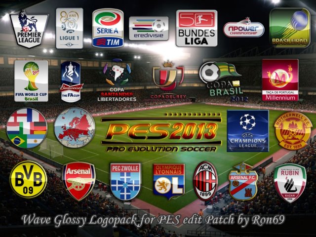 Wave Glossy Logopack 2.0 - PES 2013