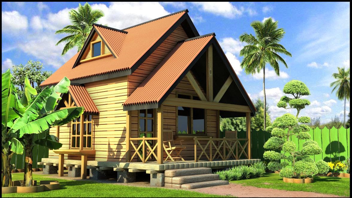 20 Contoh rumah kayu  Contoh Rumah Minimalis