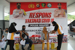 Polda Maluku Vaksin 657 Warga Ambon Gunakan Sinovac dan Astrazeneca