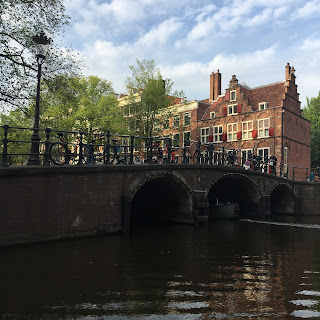 Amsterdam canal in May
