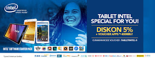 Tablet Intel Diskon 5% di Blibli.com