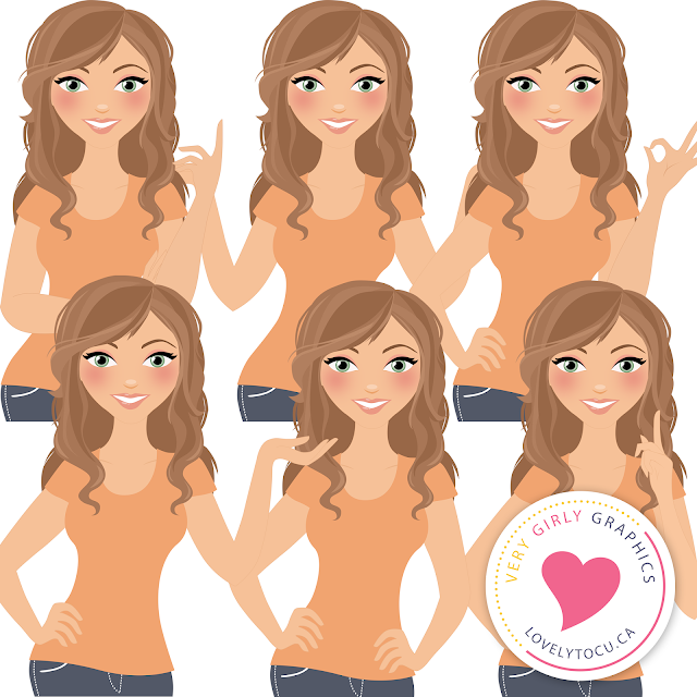 Free girl avatar clipart from Lovelytocu