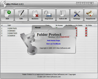 Folder Protect 1.9.5 FUll Version Download Free