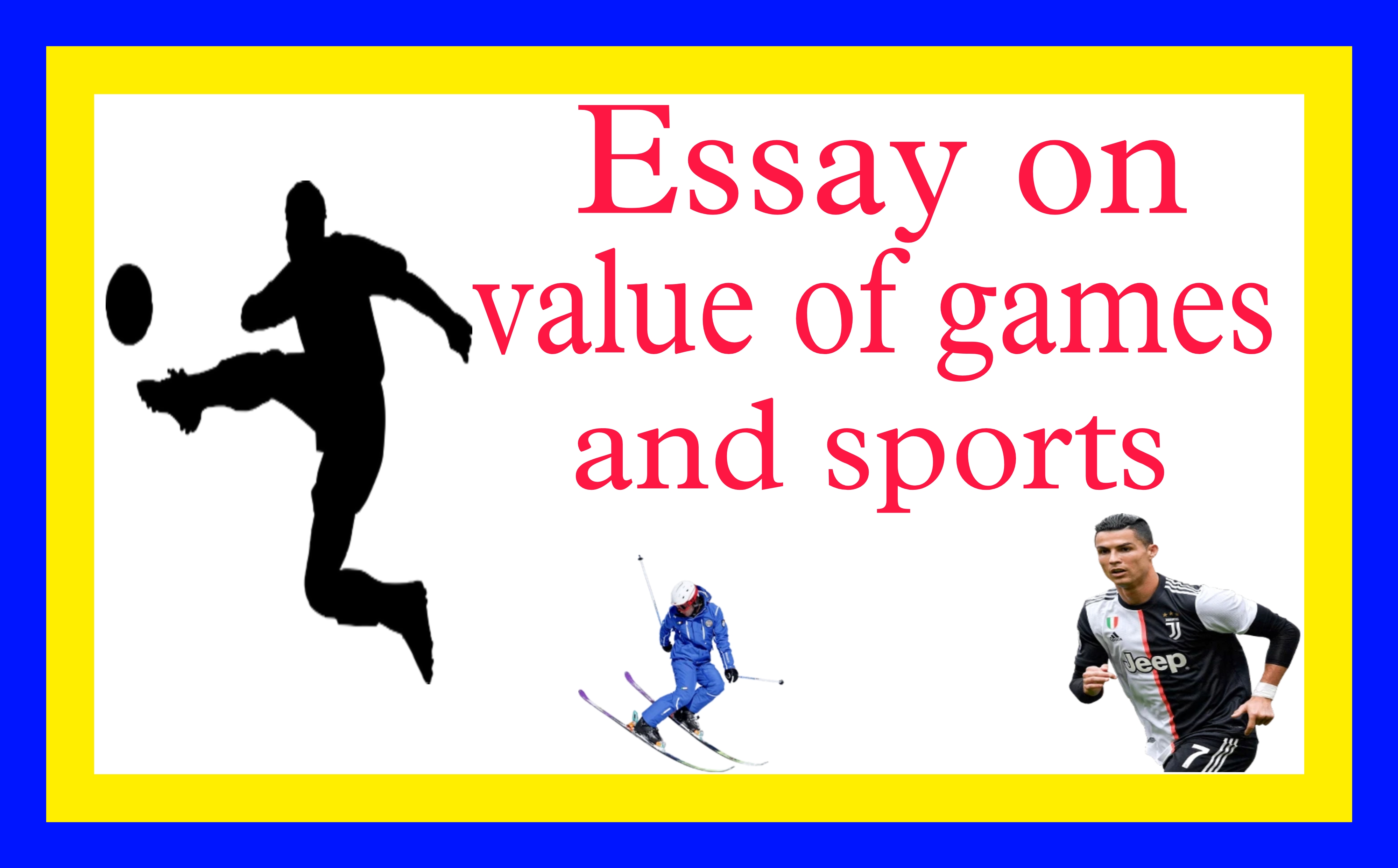 sports and games essay in english