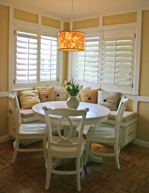 corner breakfast nook set