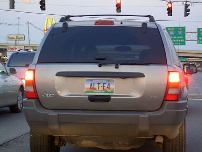 20 Geeky License Plates