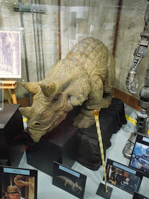 Jurassic Park animatronic triceratops cane prop