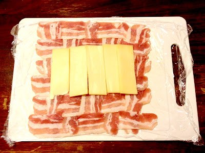 bacon weave cheese