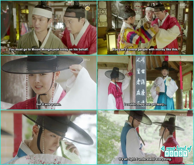  ra on there to meet the girl jung love but turned out to be a boy - prince first encounter with ra on - Love in the Moonlight - Episode 1 Review 
