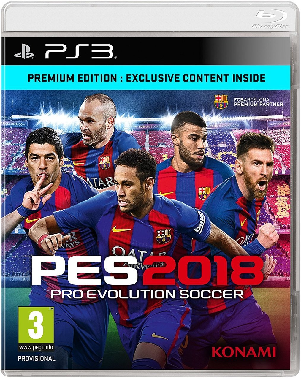 Pro Evolution Soccer 2018 - PS3 PKG - ARMY GAME
