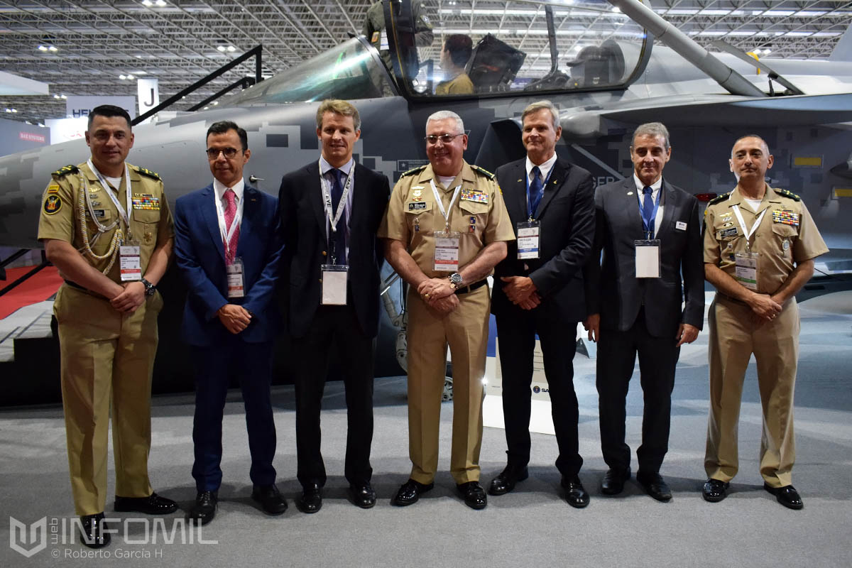 El Comandante de las Fuerzas Militares de Colombia conoció de primera mano las capacidades del Saab Gripen en Brasil