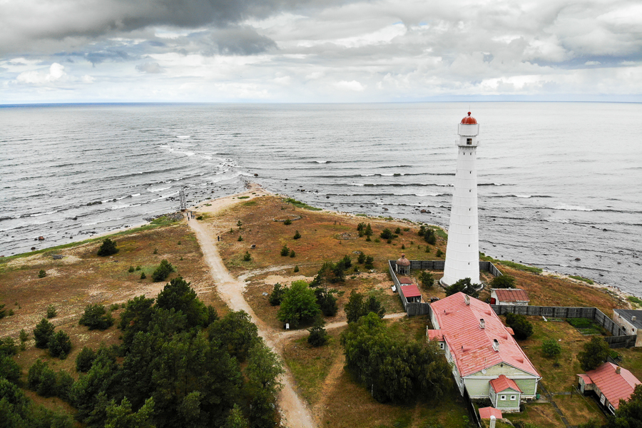 Hiuma atrakcje Latarnia Tahkuna wyspa estonia