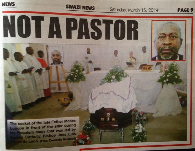 Fr Lupupa "not a pastor"