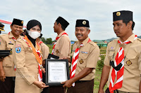 Peringatan Hari Pramuka Ke-LXI di Pulau Sebatik