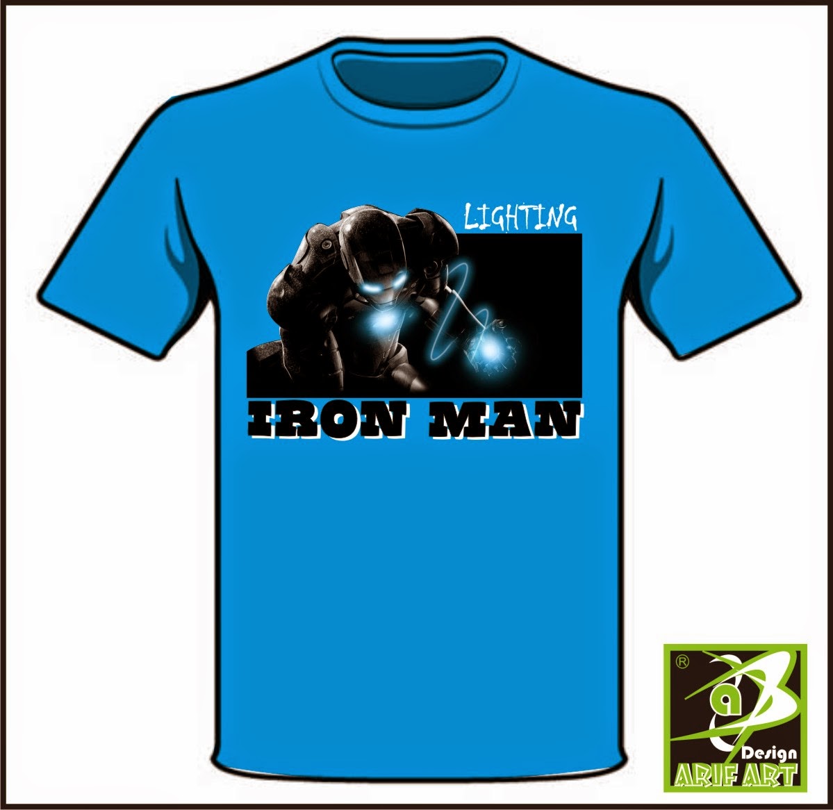 Koleksi Lambang dan Logo Desain  Kaos  Distro  IRON MAN 