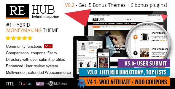 REHub v6.3 Directory