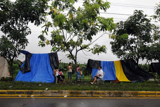 Tarp shelter, Honduras