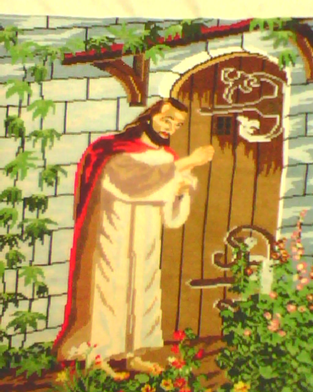 Hiasan dinding Kristik Yesus Mengetuk  Pintu 