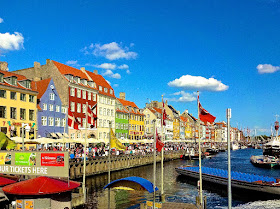 Nyhavn Harbor, Copenhagen, Denmark