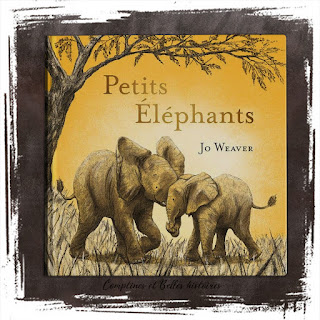 Petits éléphants, beau livre pour enfant, illustrations magnifiques de Jo waever editions kaleidoscope