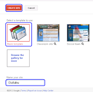 Google Site - Free Blog Titorial