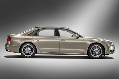 2011 Audi A8 L Side View