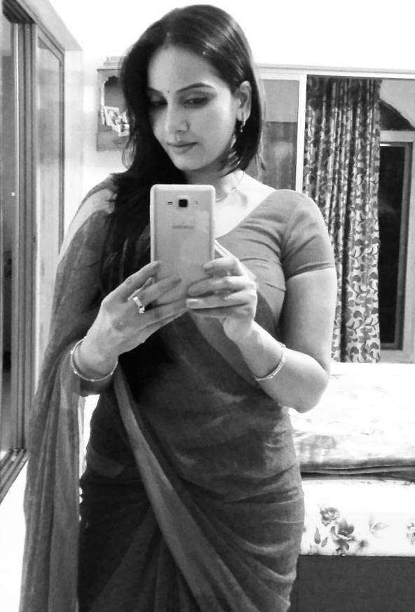 geetanjali mishra saree selfie crime patrol virodh actress