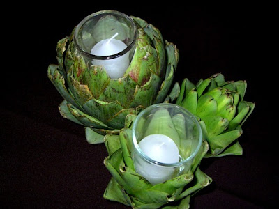 Rustic Candle Sconces on Isn T This The Coolest Idea  An Artichoke Candle Holder  The Only