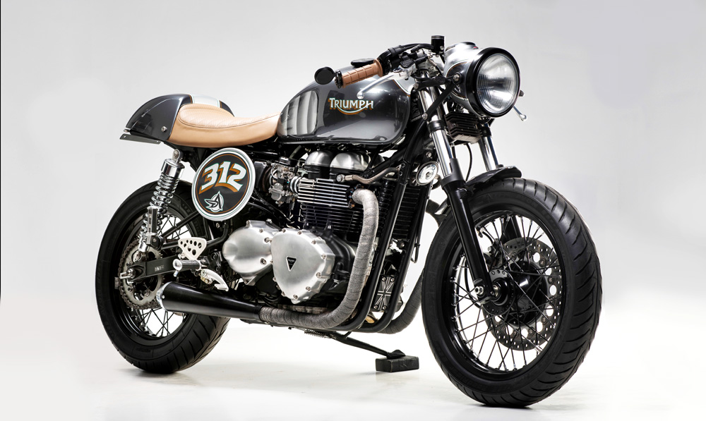  Triumph  Thuxton 312 Cafe  Racer by Analog Motorcycles  Lsr 