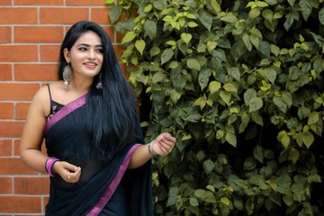 Shruthi Selvam Saree Photos