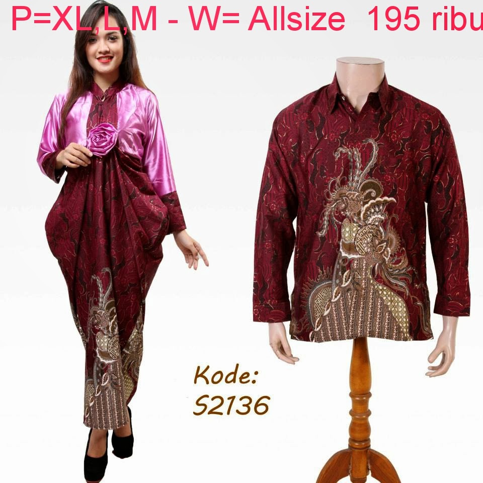  Baju Batik Pasangan Modern Model Trendy Model Baju Batik 