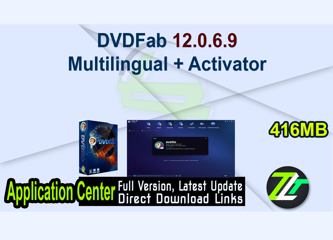 DVDFab 12.0.6.9 Multilingual + Activator
