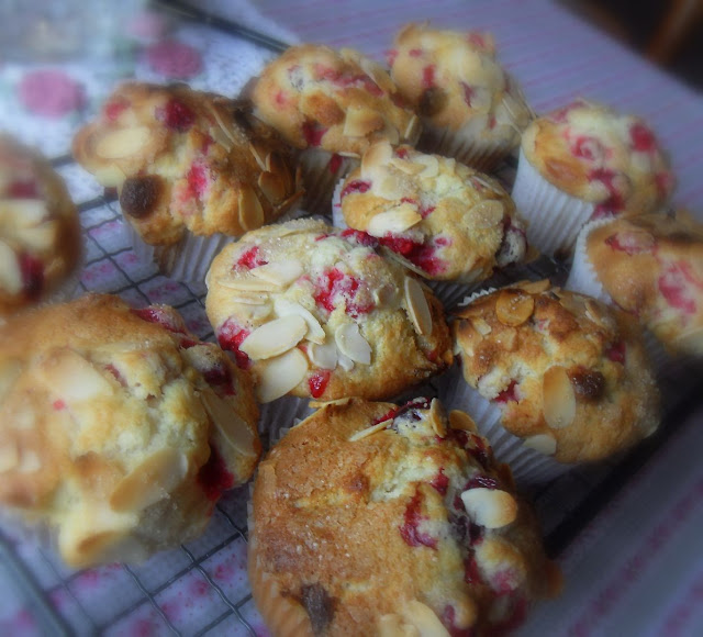 Cranberry and Almond Muffins