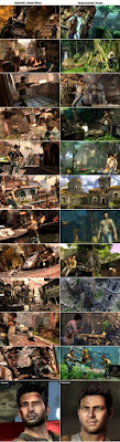 Uncharted 2: Among Thieves graphic comparison (2) at console price