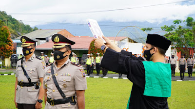 Sertijab Wakapolres Padang Panjang, Alvira Gantikan Hamidi