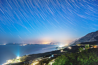 Landschaftsfotografie Nachtfotografie Startrails Makarska Riveria Biokovo Olaf Kerber