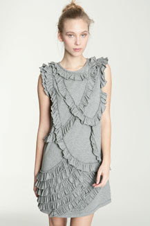 karen walker ruffled grey marl