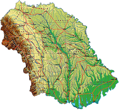 Map of Moldavia