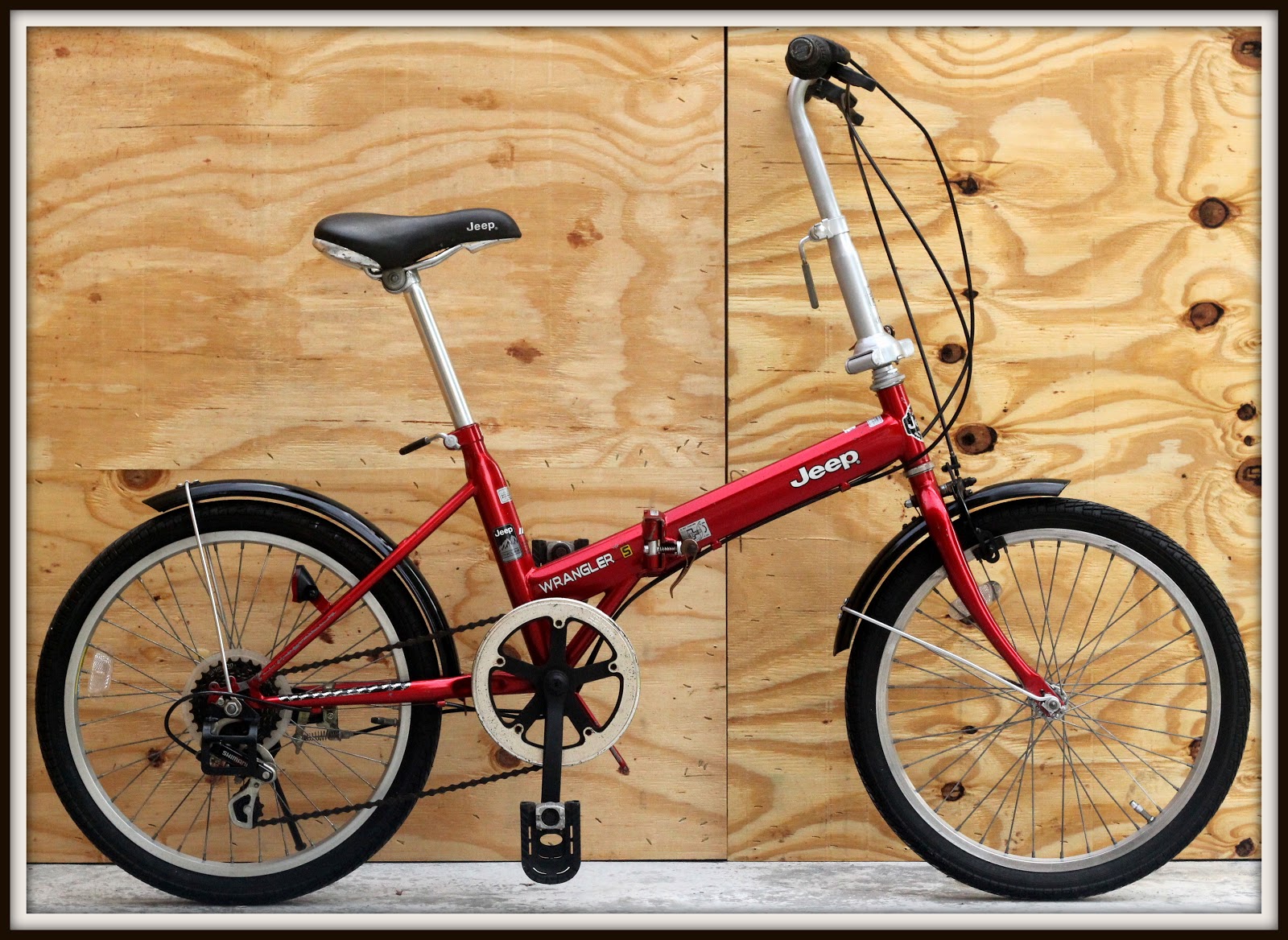 日本中古折叠脚车 Japanese Used Bike Store Jubstore Used Folding Bike Fr Japan Jeep 6 Speed