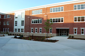the interior courtyard of the new FHS