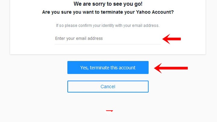 Cara Menghapus Akun Yahoo secara Permanen