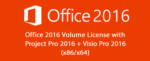Office 2016 Professional Plus Project Pro 2016 Visio Pro 2016