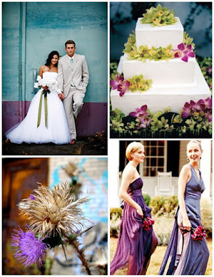 turquoise and purple wedding green apple wedding ideas