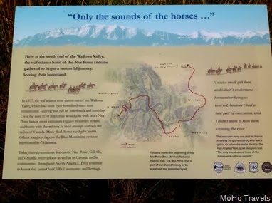 the story of the Nez Perce is everywhere in this valley, their homeland