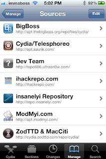 Cydia Sources/Repositories