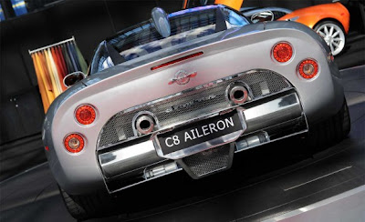 2010 Spyker C8 Aileron Rear View